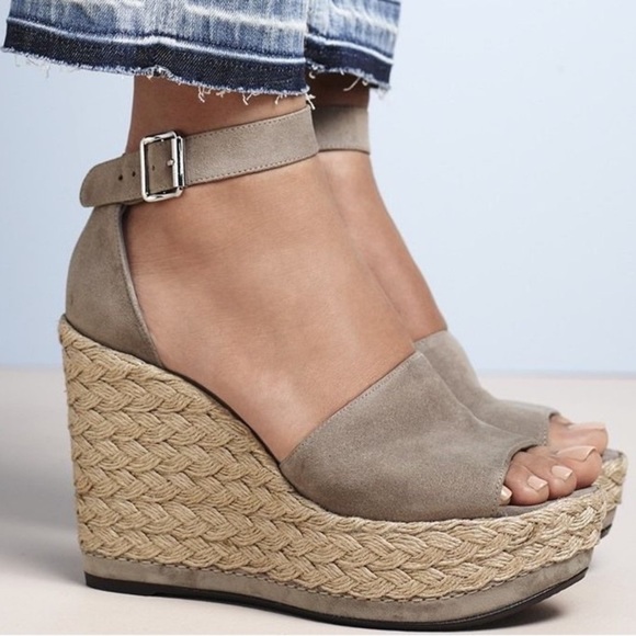 Stuart Weitzman Soho Jute Wedge